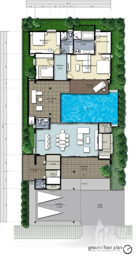 Movenpick Luxury Villa1Fl-Private Pool-Sha Certified Na Chom Thian Ngoại thất bức ảnh